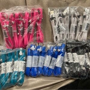 Lot of 30 Wireless Gear 3’ micro USB cables